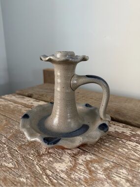 Rowe Pottery Works Candlestick Holder